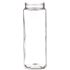 32 oz Clear PET Plastic Oblong Jar - 63-400 Neck Finish - Side View