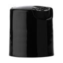 20-410 Black PP Smooth Wall Disc Top Cap