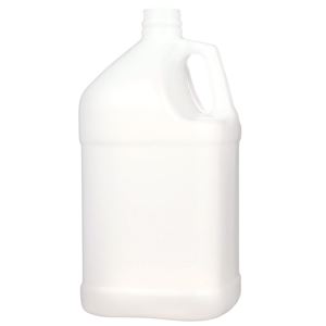 1 Gallon Natural HDPE Handleware Jug 38-400 Neck Finish- Front View