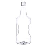 1.75 Liter Clear PET Liquor Bottle 33mm Kerr Neck Finish-Front View