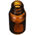 10 ml Amber Glass Dropper Bottle 18 mm Neck Finish-Top View