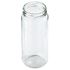 12 oz Clear Glass Jar 58-2020 Lug Neck Finish-Top View
