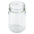 12 oz Clear Glass Jar 70-2035 Lug Neck Finish-Top View