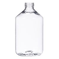 16 oz Clear PET Bottle 28-410 Neck Finish-Front View