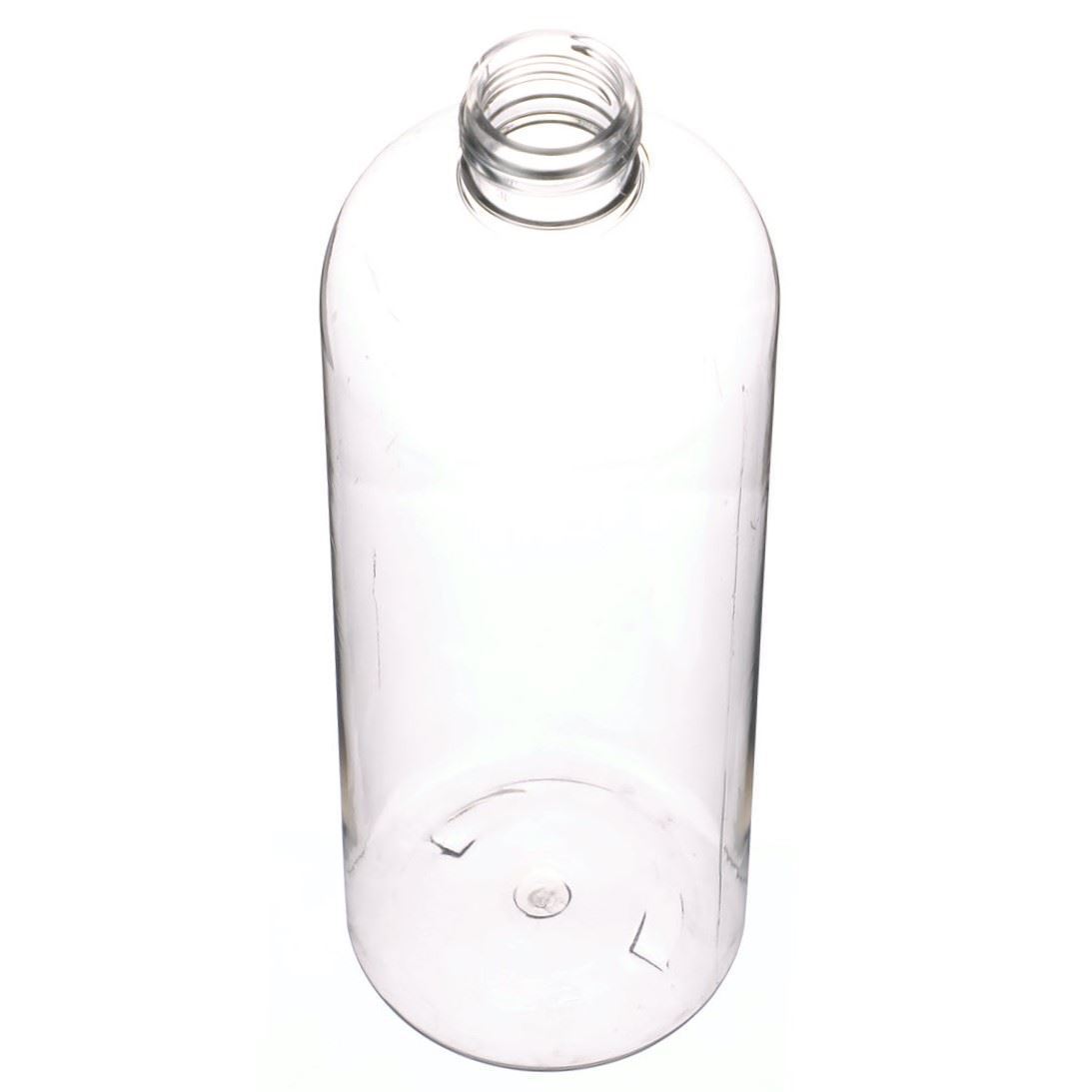 16 oz. Clear PET Plastic Bullet Bottle, 28mm 28-410, 30.9 Grams