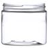 16 oz Clear PET Straight Sided Jar 89-400 Neck Finish-Front View