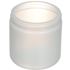 16 oz Natural HDPE Straight Sided Jar 89-400 Neck Finish-Front View