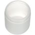 16 oz Natural HDPE Straight Sided Jar 89-400 Neck Finish-Top View