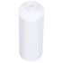 16 oz White HDPE Cylinder Round Bottle 24-410 Neck Finish-Top View