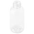 2 oz Clear PET Boston Round Bottle 20-410 Neck Finish-Top View