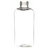 2 oz Clear PET Cosmo Oval Bottle 20-410 Neck Finish-Front View