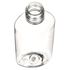 2 oz Clear PET Cosmo Oval Bottle 20-410 Neck Finish-Top View