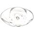 2 oz Clear PET Cosmo Oval Bottle 20-410 Neck Finish-Bottom View