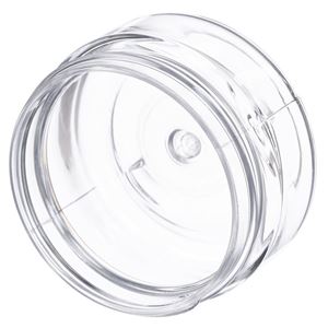 2 oz Clear PET Heavy Wall Jar 58-400 Neck Finish-Front View