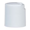 20-410 White PP Smooth Wall Disc Top Cap