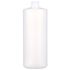 32 oz Natural HDPE Cylinder Round Bottle 28-410 Neck Finish-Front View