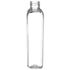 4 oz Clear PET Cosmo Oval Bottle 20-410 Neck Finish-Side View