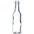 5 oz Clear Glass Woozy Bottle 24-405 Neck Finish, 490 GPI-Front View