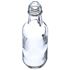 5 oz Clear Glass Woozy Bottle 24-405 Neck Finish, 490 GPI-Side View
