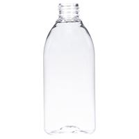 8 oz Clear PET Bottle 24-410 Neck Finish-Front View