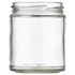9 oz Clear Glass Jar 70-2030 Lug Neck Finish-Front View