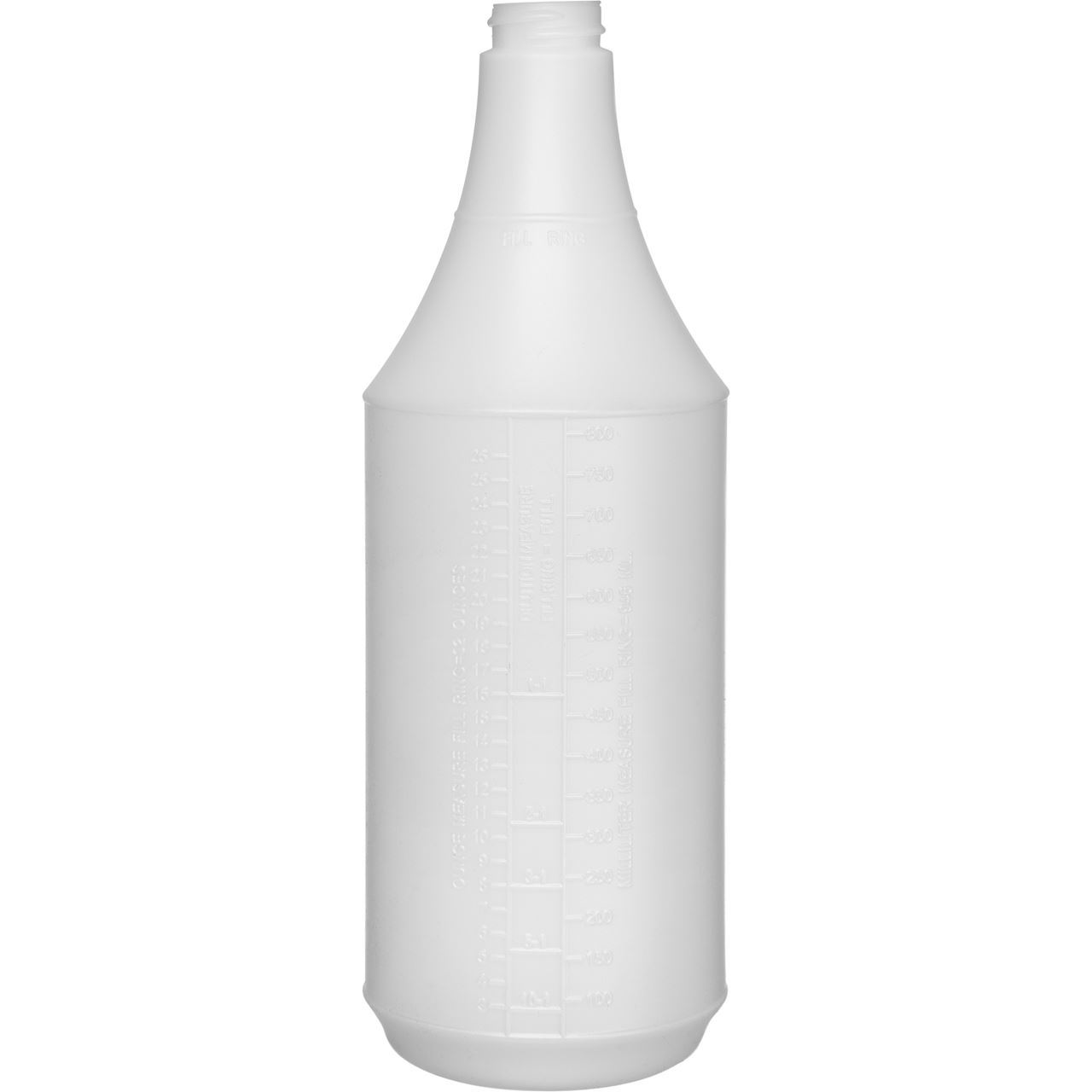 32 oz. White HDPE Carafe Bottle with 28/400 Sprayer