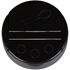 Picture of 53-485 Black PP Dual Flip Top Cap, Spoon/0.300 Inch Orifice, PS113 Foam Liner