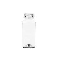 Picture of 2 oz PET Novelty, Juice Clear, Square Beverage Bottle, Neck Finish 26mm -1914