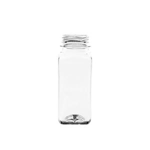 Picture of 2 oz PET Novelty, Juice Clear, Square Beverage Bottle, Neck Finish 26mm -1914