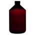 Picture of 250 ml Amber PET Bottle 24-410 Neck Finish, Round Base