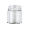 Picture of 257 ml Clear Glass Jar 70 mm Lug Neck Finish, Round Base