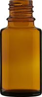 Picture of 15 ml Amber Glass Dropper Bottle 18 mm Neck Finish, Round Base