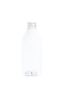 Picture of 1 liter/ 32 oz/ 1000 ml PET Novelty, Dairy/Juice Clear, DBJ, Square
