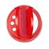 53-485 Red PP Dual Flip Top Cap, 0.100/0.300 Inch Orifices